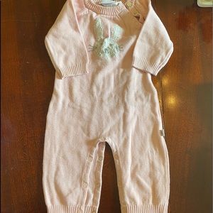 Elegant baby sweater onesie
